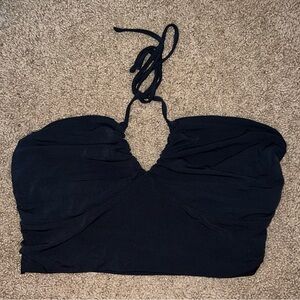 Abercrombie & Fitch ruched halter top